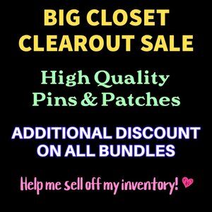 HUGE SALE! CLOSET CLEAR OUT!